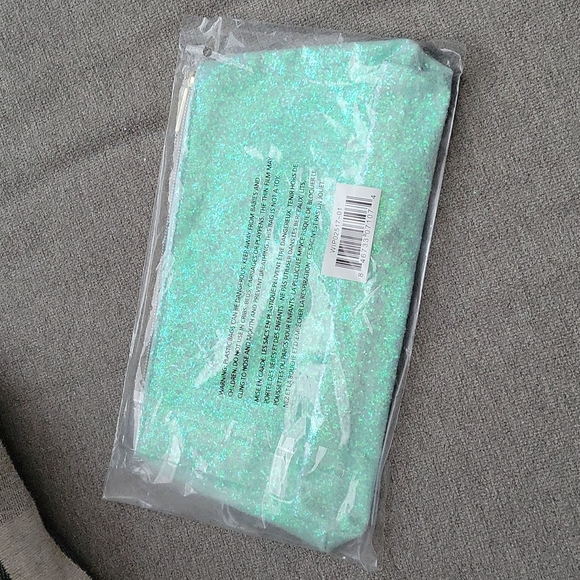 Tarte Blue/Green Glitter Paradise Makeup Bag - Picture 8 of 8